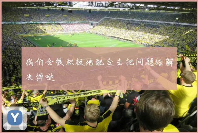 我们会很积极地配合去把问题给解决掉哒